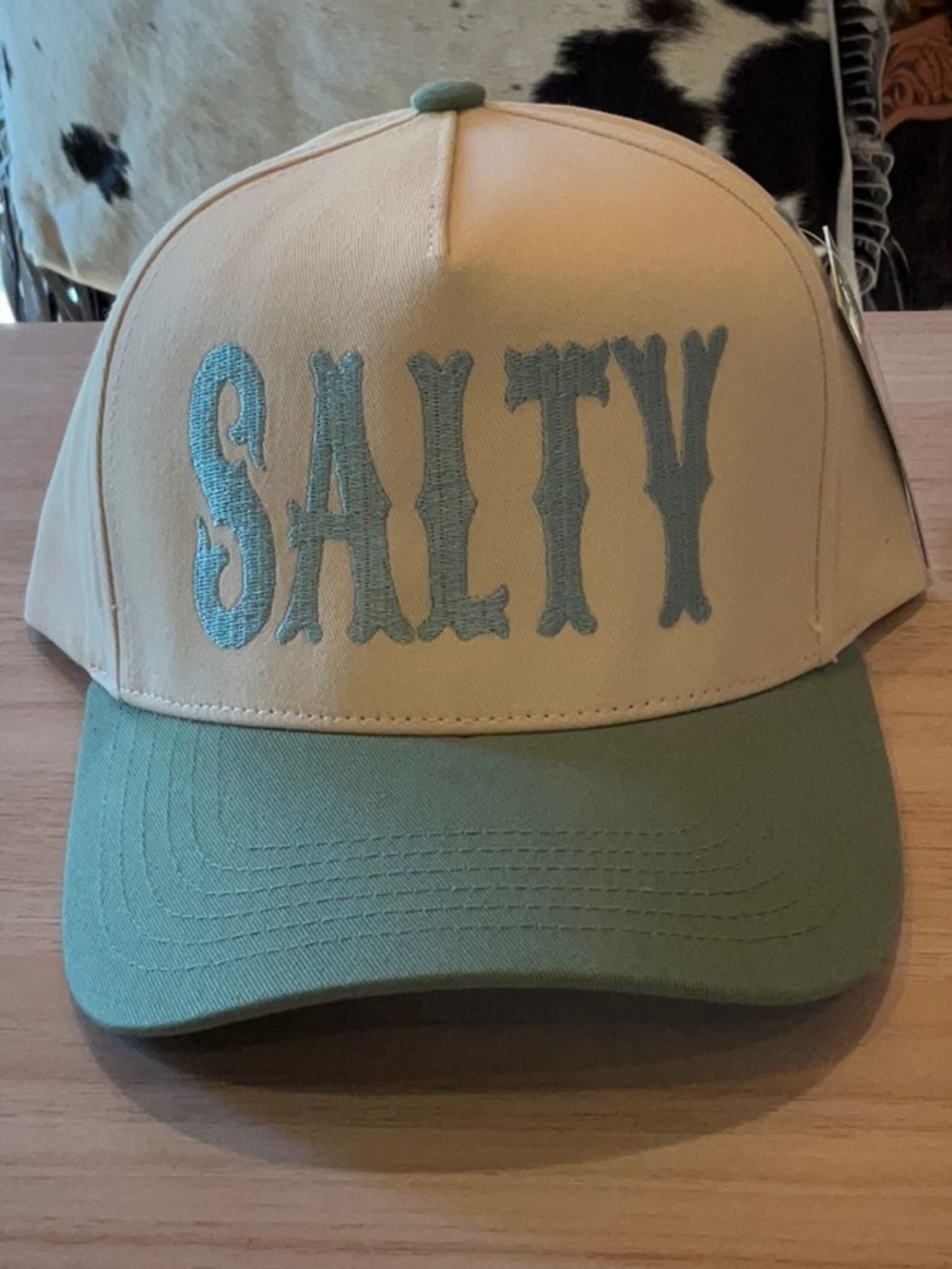 GREEN SALTY TRUCKER HAT